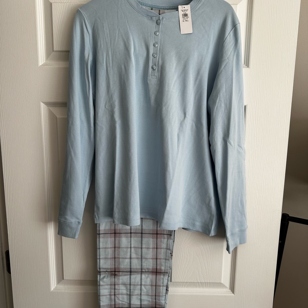 L.L. Bean Light Blue Pajama Set